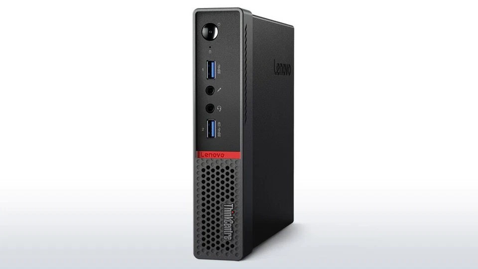NEW Lenovo M600 Intel Quad Core 2.6GHz 128GB SSD Win10 Pro Tiny Desktop Home PC - Image 2 of 4
