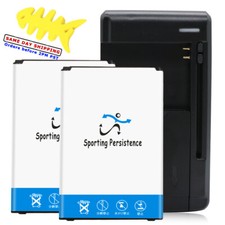 High Capacity 3220mAh Battery or USB/AC Charger for LG Rebel 3 LTE L157BL L158VL