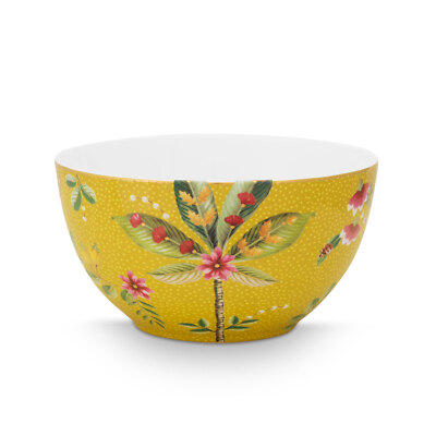 Pip Studio Porzellan Schüssel La Majorelle Yellow 15 cm