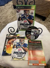 NCAA Football 2005 / Top Spin Combo (Microsoft Xbox, 2004) CIB Manuals ++
