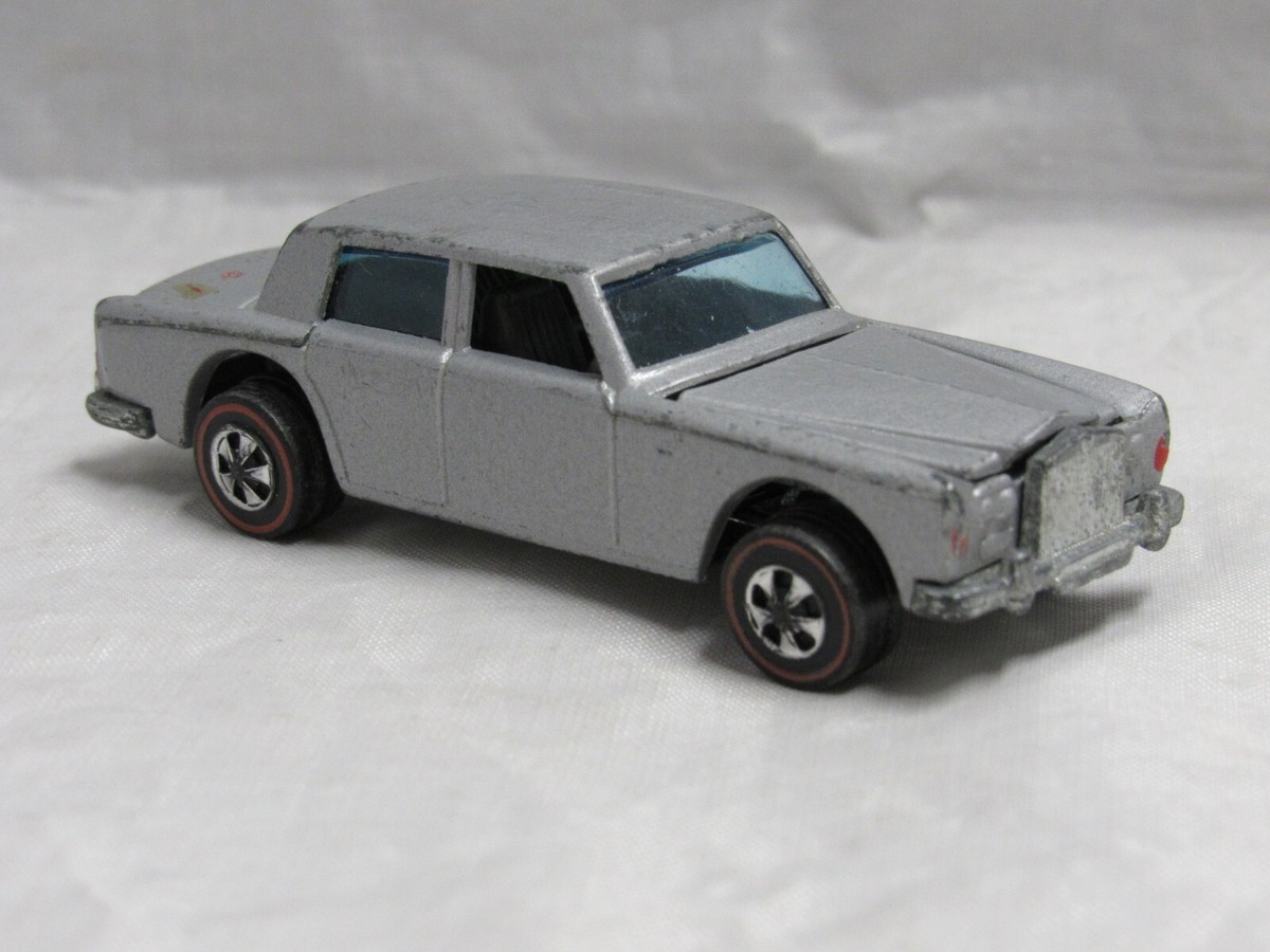 ホットウィール　ビンテージ　Rolls-Royce Silver Shadow HOT WHEELS ORIGINAL ROLL ROYCE SILVER SHADOW 1969 RED LINE