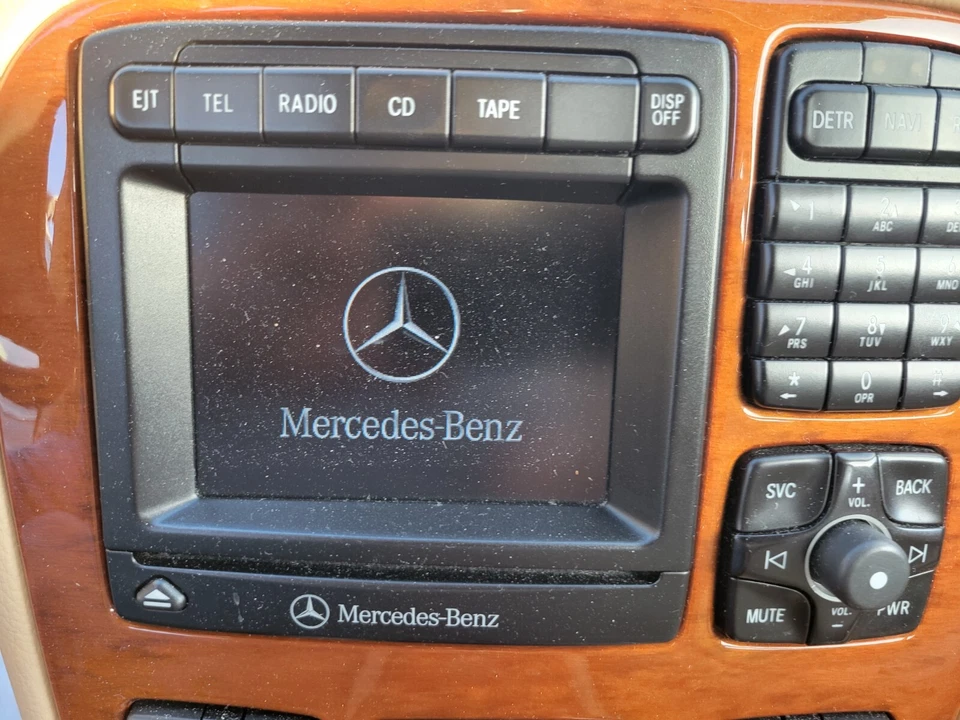 00-02 MERCEDES W215 CL500 CL55 S55 AMG COMANDO MANDO UNIDAD PRINCIPAL RADIO NAVEGACIÓN Foto 3 de 4