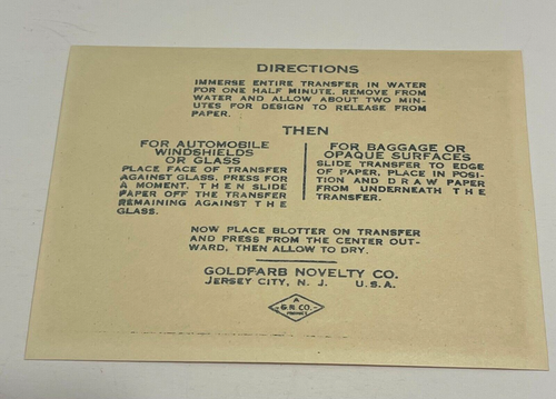 Vintage Original Travel Souvenir MISSISSIPPI Luggage Window Decal - Picture 3 of 3