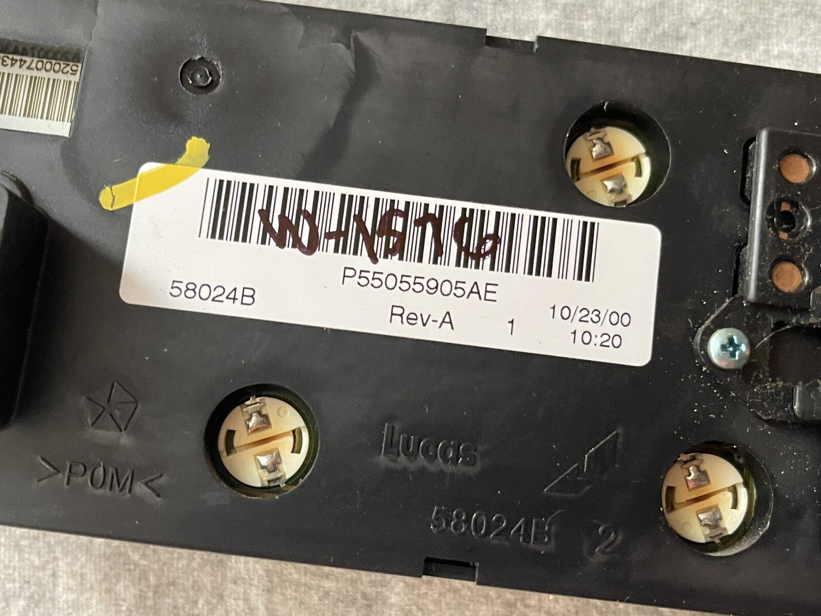 01 Dodge Dakota Climate Control Panel Temperature Unit A/c Heater OEM