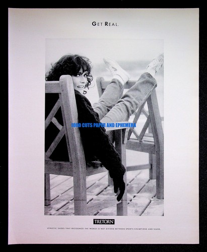Tretorn Athletic Shoes Sneakers 1990 Trade Print Magazine Ad Poster ADVERT