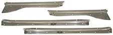 1953 1954 CHEVROLET 4 DOOR SEDAN DOOR SILL PLATES 4 DR SEDAN OR WAGON NEW 4 PCS*