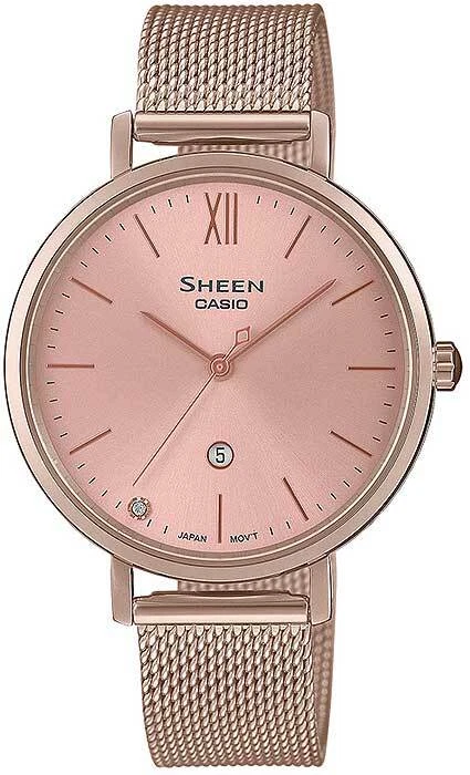 Casio SHE 4539CM 4AUER ladies watch series Casio Sheen Quartz Watches