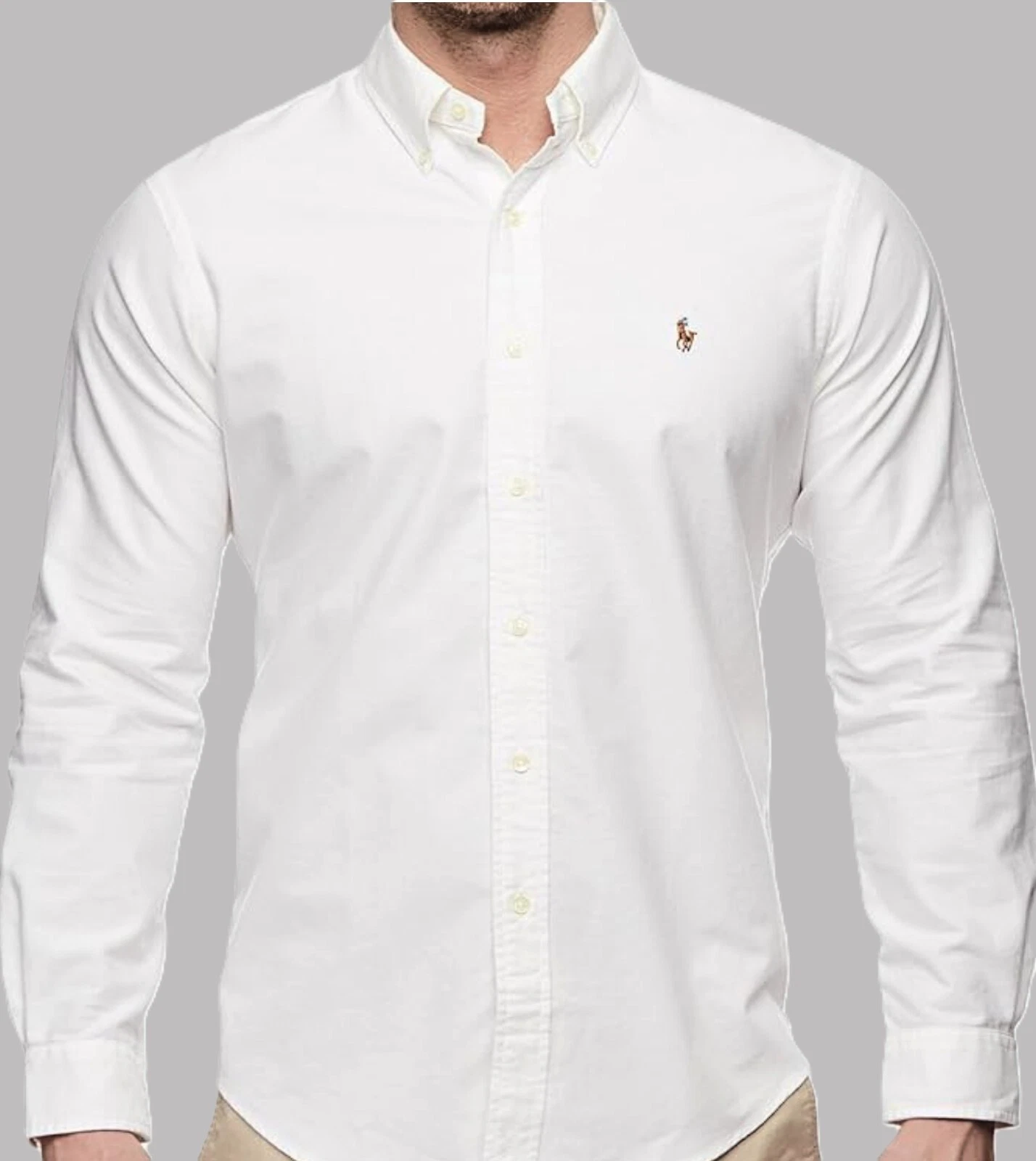 *NWT- POLO RALPH LAUREN Mens Classic Oxford Button Down Long Sleeve Shirt- WHITE
Opens in a new wind