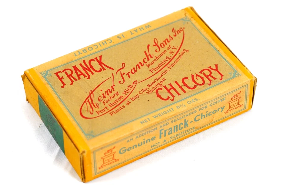 Franck Chicory 1890s UNUSED Chicory Coffee Spice Port Huron MI Heinr Franck Sons - Image 2 of 4