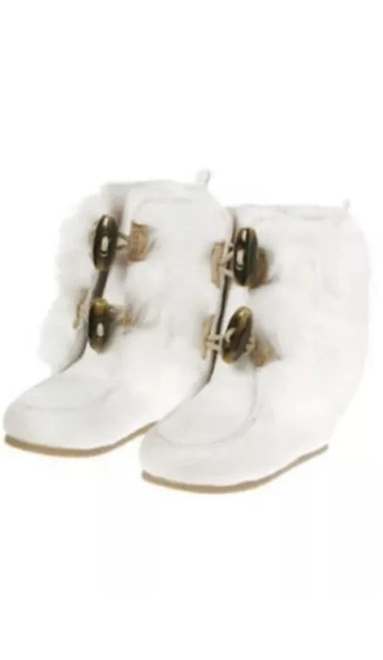 BOTAS GYMBOREE PIEL MARFIL Talla 4 Foto 2 de 4