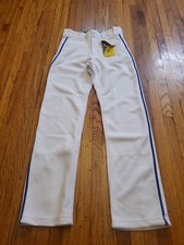 NEW NWT Easton Mako 2 Baseball Pants Softball Pants White Blue striped Boy's YM