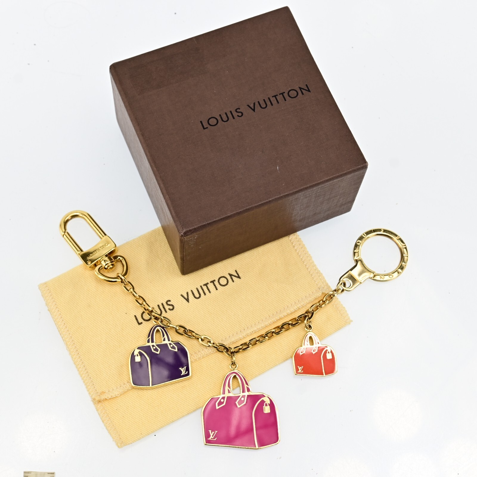 Louis Vuitton Bag Charm Speedy Chain Multicolor N1421AYS502 eBay
