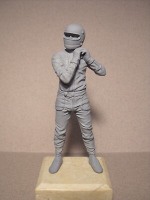 Figurine Pilote F1 1/18 – Position Assise – Vainqueur – Résine – Années 2000 – Ferrari