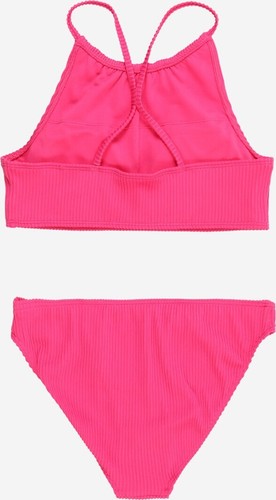 Abercrombie & Fitch Bikini Girls 17-18 Pink Stretch Halter Neck Swimwear ERK348 - Picture 9 of 10