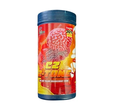 CZ AQUA PRODUCTS FLOWERHORN FISH FOODS - CZ 2-TONE 100G - FREE SHIPPING
