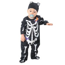 Toddler Baby Boys Girls Halloween Cosplay Bat Costume Romper Hat Outfits Set/