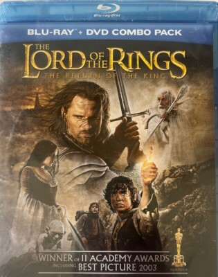 The Lord of the Rings The Return Of The King Blu Ray + DVD 2 Disc