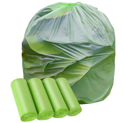 #ad 60 Count Compostable Trash Bags 13 Gallon Plant Based Biodegradable Kitchen ... $16.70