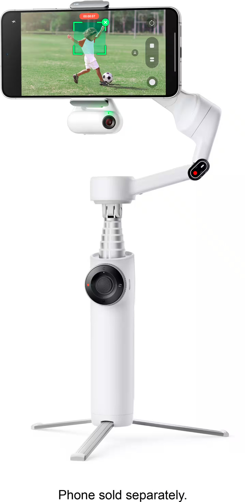 Insta360 - Flow 2 AI Tracker Bundle Gimbal Stabilizer for Smartphones - Summi...