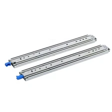 20" Locking Drawer Slides 250lb Heavy Duty Ball Bearing Full Extension With Lock