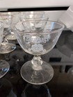 Set of 6 Vintage Homer Laughlin Sherbet Glasses – Queen Esther Etched Pattern – — photo 3