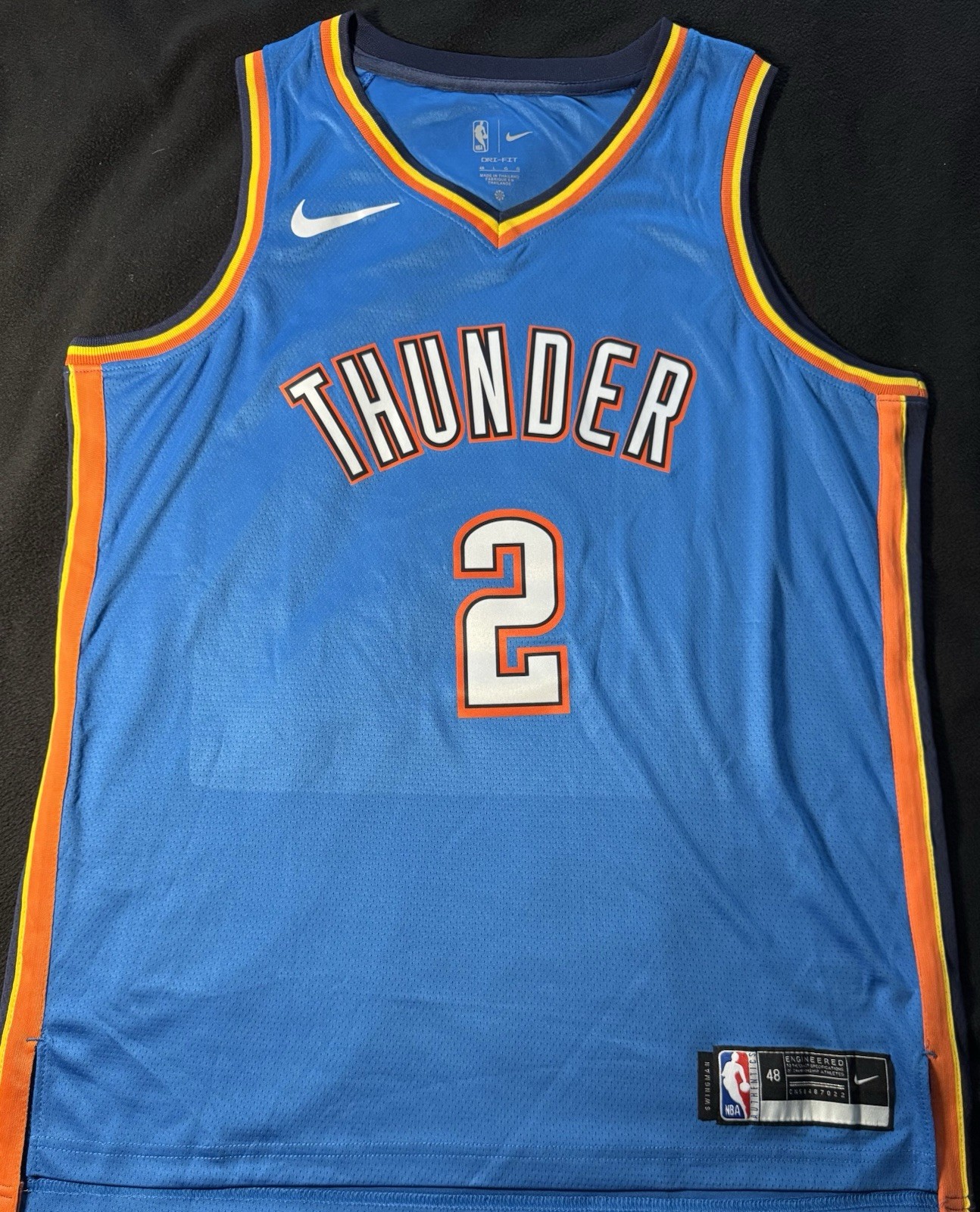 Shai Gilgeous-Alexander Autographed Signed Oklahoma City Thunder Jersey PSA 