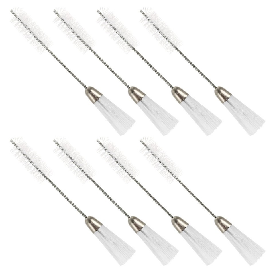 Double Machine L 24Pcs Double Ended Cleaning Brushes Nylon Metal Sewing Machine Tools ...