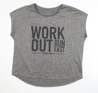 AthleticX Women's Grey Sleeveless T-Shirt M - Image 1 of 4