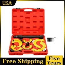 Macpherson Strut Coil Spring Compressor Interchangeable Fork Extractor Tool 14pc