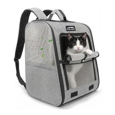 Pet Backpack Carrier for Small Dogs and Cats, Comfortable Portable Cat Bag fo...