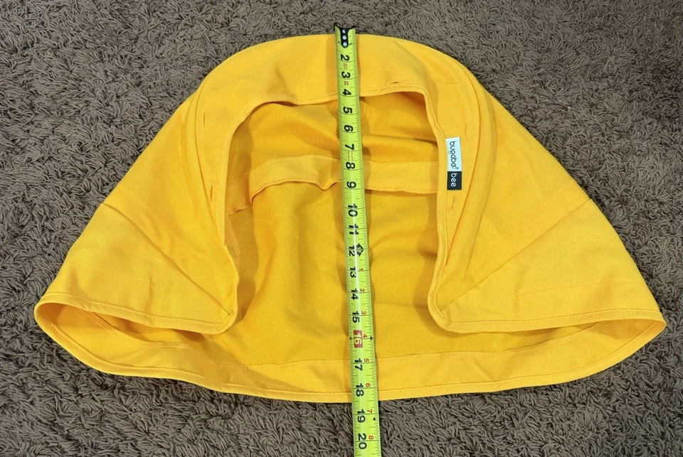 Nuevo sin etiquetas Bugaboo Bee + Toldo solar amarillo 580311UE01 - genuino nunca usado Foto 3 de 4