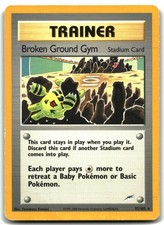 Broken Ground Gym 92/105 Rare Neo Destiny Pokemon Unlimited Moderately Played on eBay