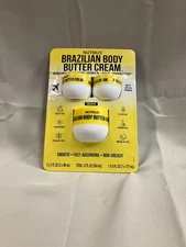 Nutrius Brazilian Body Butter Cream, 3 Piece Set