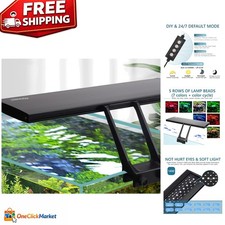 24/7 Natural Lighting Aquarium LED Light with Timer - Ideal for Planted Tanks