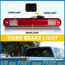 Fit 88-98 Silverado/GMC Chevy Sierra Led 3RD Tail Third Brake Cargo Lamp Light