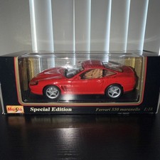 Maisto SPECIAL EDITION 1:18 Scale Red Ferrari 550 Maranello 1996 Die Cast 🇺🇸 