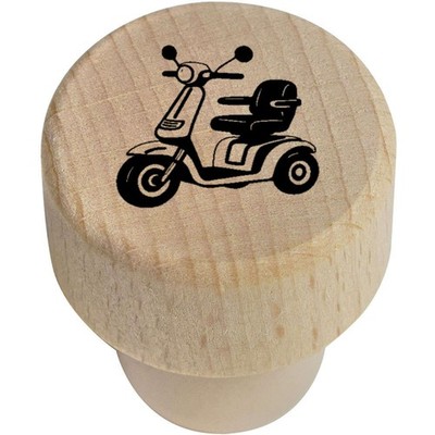 Flaschenverschluss/Korken aus Holz 19 mm ''Personal Mobility Device'' (BS00033195)