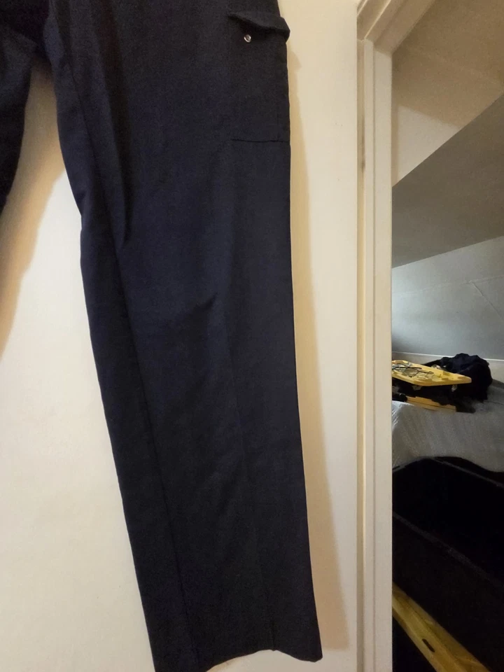 Men's Cintas Navy Work Pants Comfort Flex Size 38x32 (Pre-owned) - Image 3 of 4