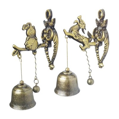 Alloy Entry Door Bell Front Gate Bell Wind Chimes for Garden Shop Outside