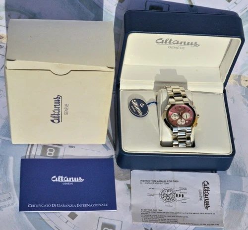 Altanus Monte Carlo Chronograph New NOS ref. 7840 Complete Kit Under Warranty