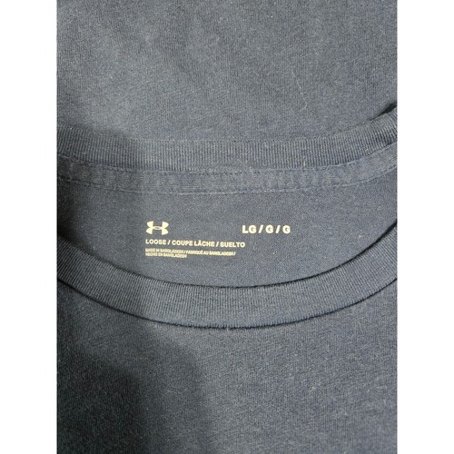Grand t-shirt athlétique homme Under Armour coupe ample bleu marine basique - Photo 4/7