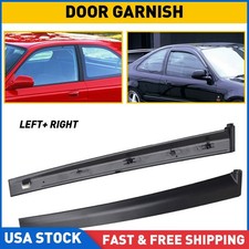 2pcs Leftright Side Door Garnish Trim Pillar Sash For 1992-1995 Honda Civic New