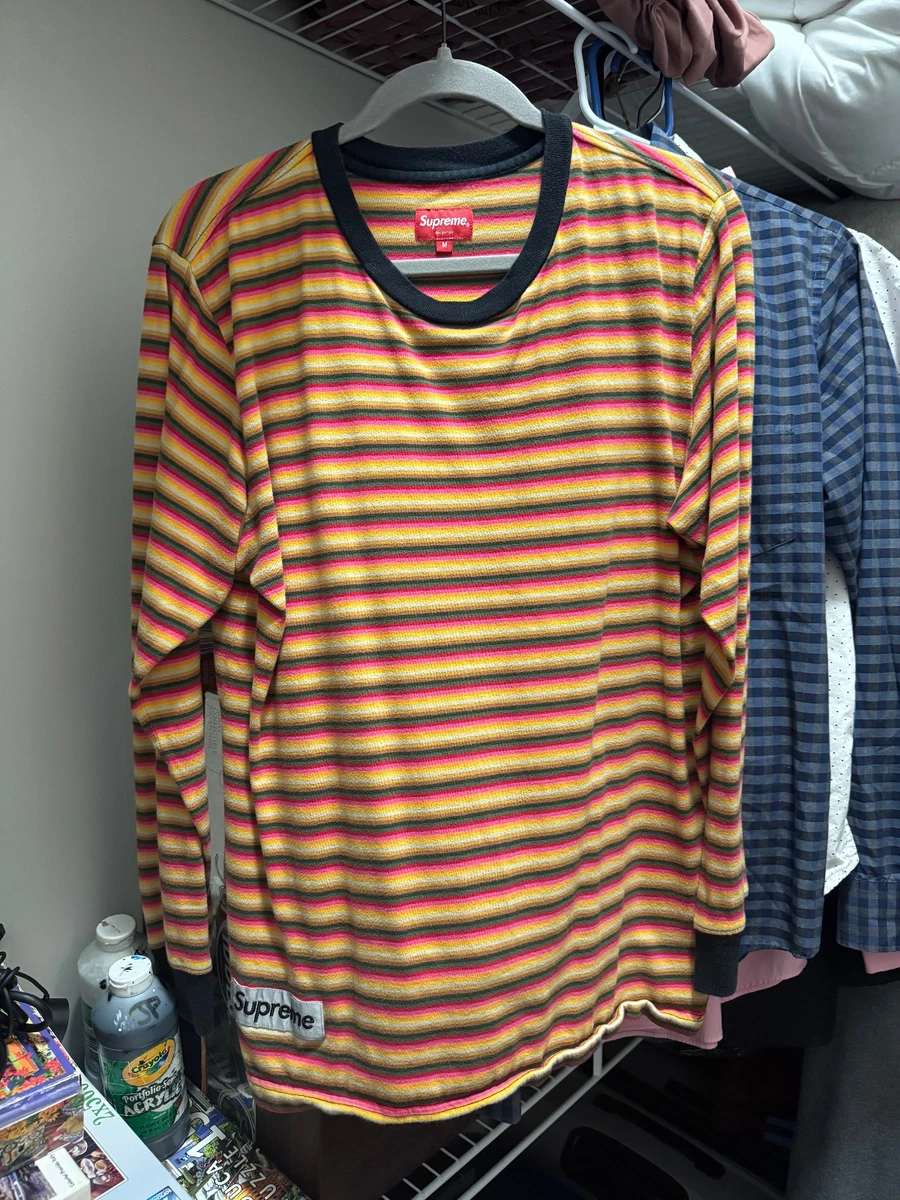 Supreme Long Sleeve Striped T-Shirts for Men for sale | eBay