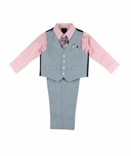 Nautica 3-pc. Oxford Vest Set Boy NWT Sizes 18 month