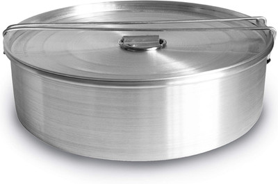 Flan Mold with Lid - Oversized XL (10.5 X 3.2 In) - Authentic Mexican Flan Pan -