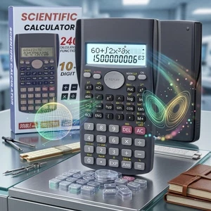 Calculateur scientifique électronique 82MS Digits École Examens Bureau de travail Accueil