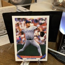 1993 Topps Texas Rangers Baseball Card #253 Jose Guzman