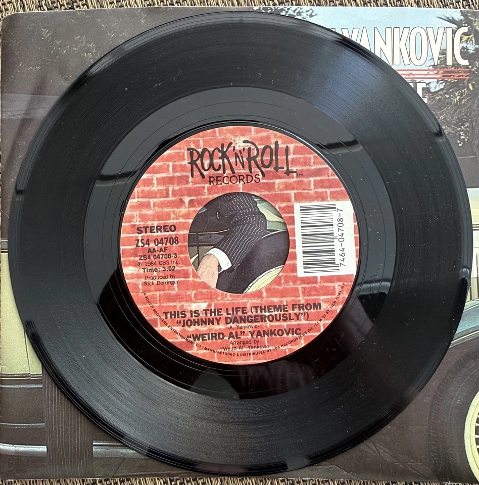 Weird Al Yankovic - This Is the Life/Buy Me a condo - Rock Roll ZS4 04708 - M PS - Image 3 of 4
