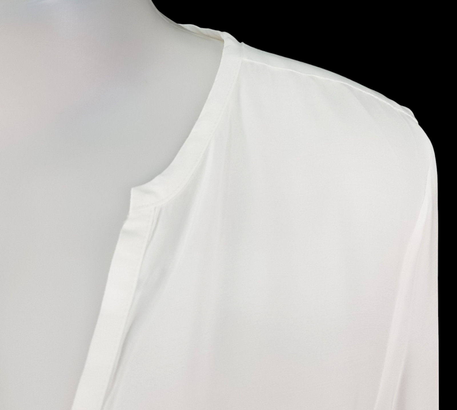 ZARA Womans Off White L/S EVENING TUNIC TOP BLOUSE Ultrasoft - S - UK10 -RRP £54 thumbnail 2