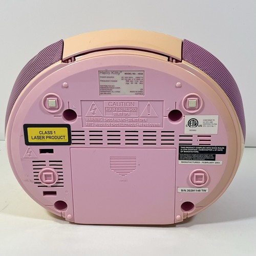 Radio Hello Kitty Boombox Stereo HK26 funzionante; impossibile cambiare funzione - Foto 7 di 8